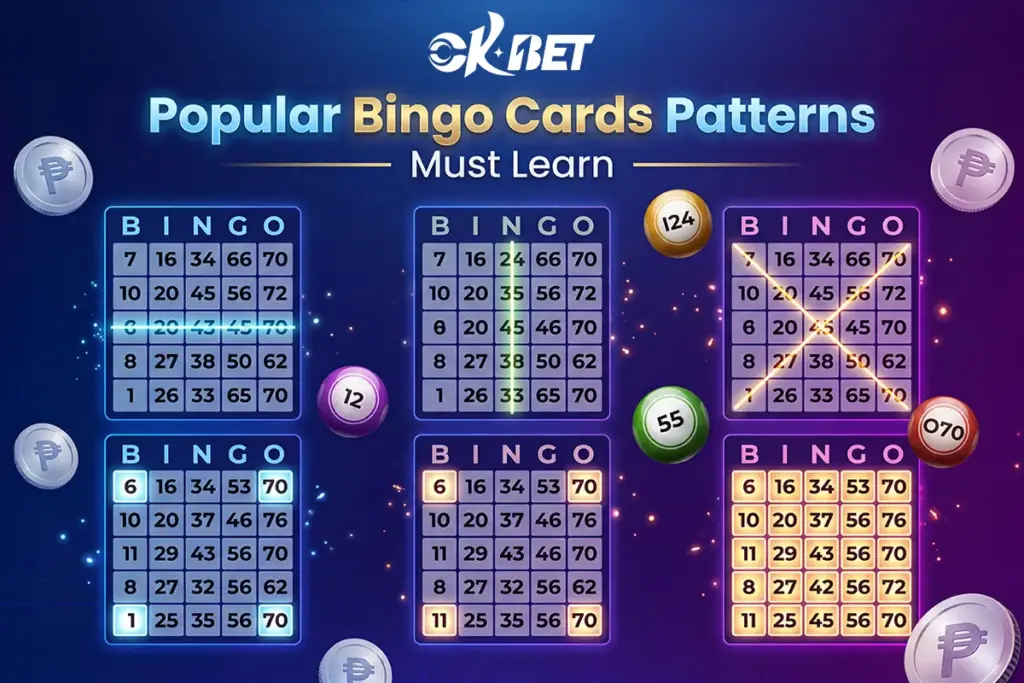 Popular Bingo Cards Patterns