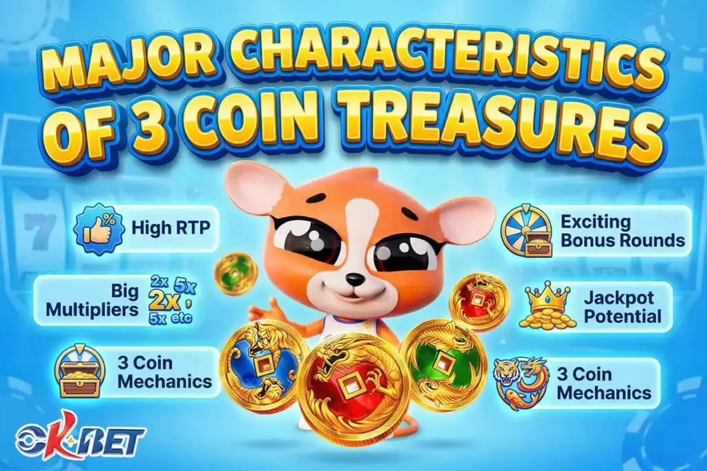 Major Characteristics of 3 Coin Treasures