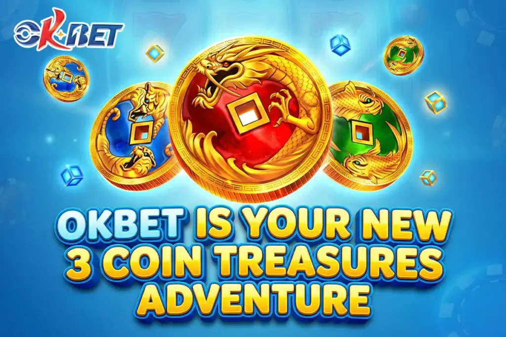 OKBet is your New 3 Coin Treasures Adventure