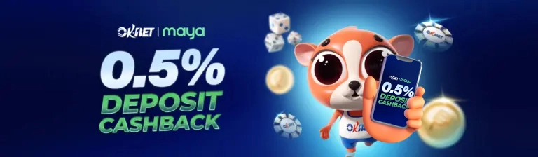 unlimited deposit cashback maya okbet bonus