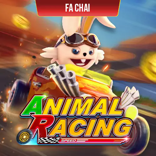 a rabbit with a go kart playing on animal racing