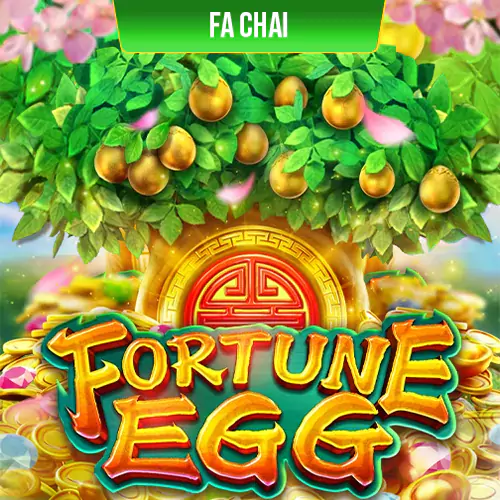 a tree with golden fortune egg
