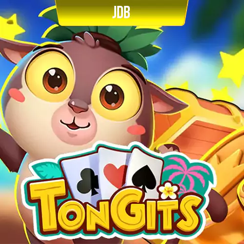a tarshier with a card game tongits