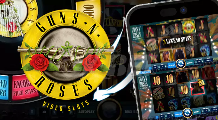 netent guns n roses mobile slot demo game
