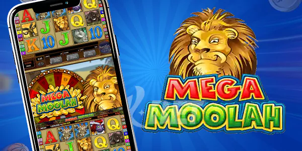 phone with a game of mega moolah slot