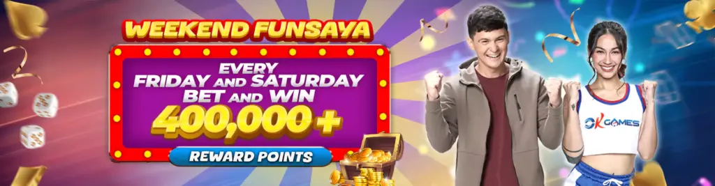 weekend fun saya reward points every friday and saturday at okbet casino promo