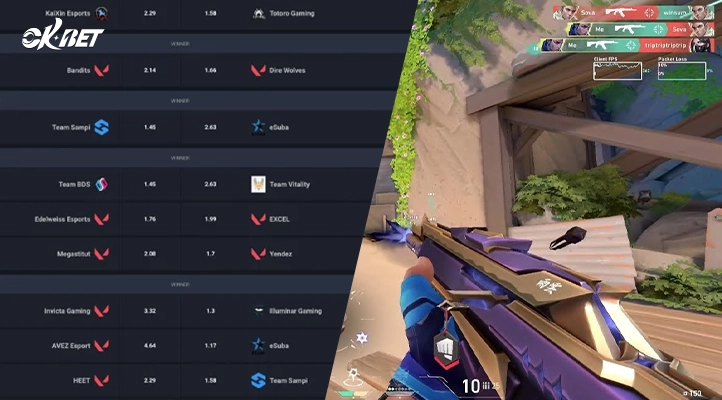 Valorant Betting Matches Odds