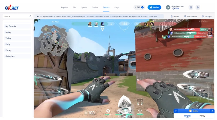 Valorant Betting Live Match OKBet