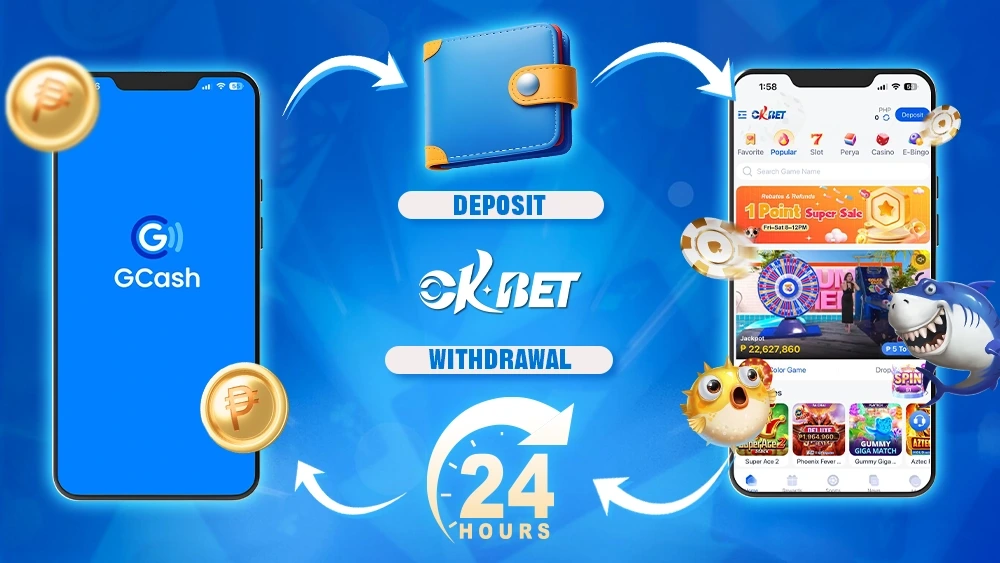 GCash Deposit and Withdrawal for OKBet