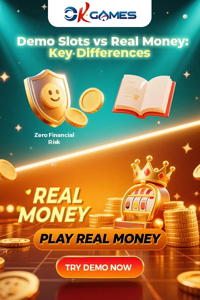 demo slots vs real money differences