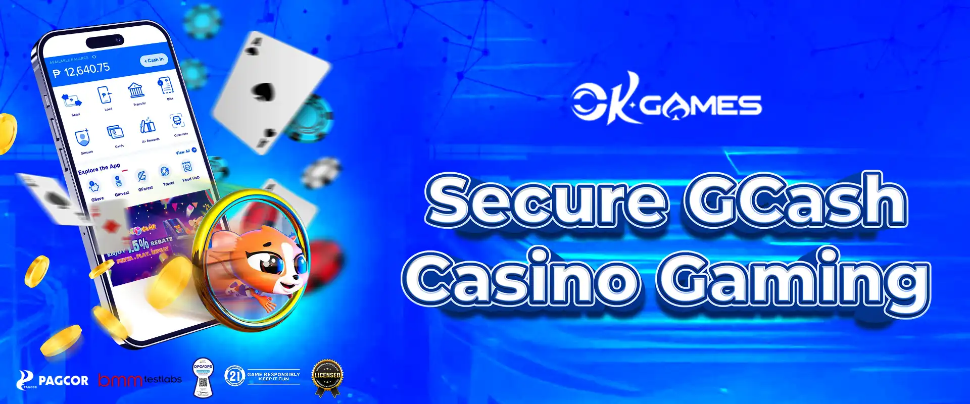how to use GCash casino