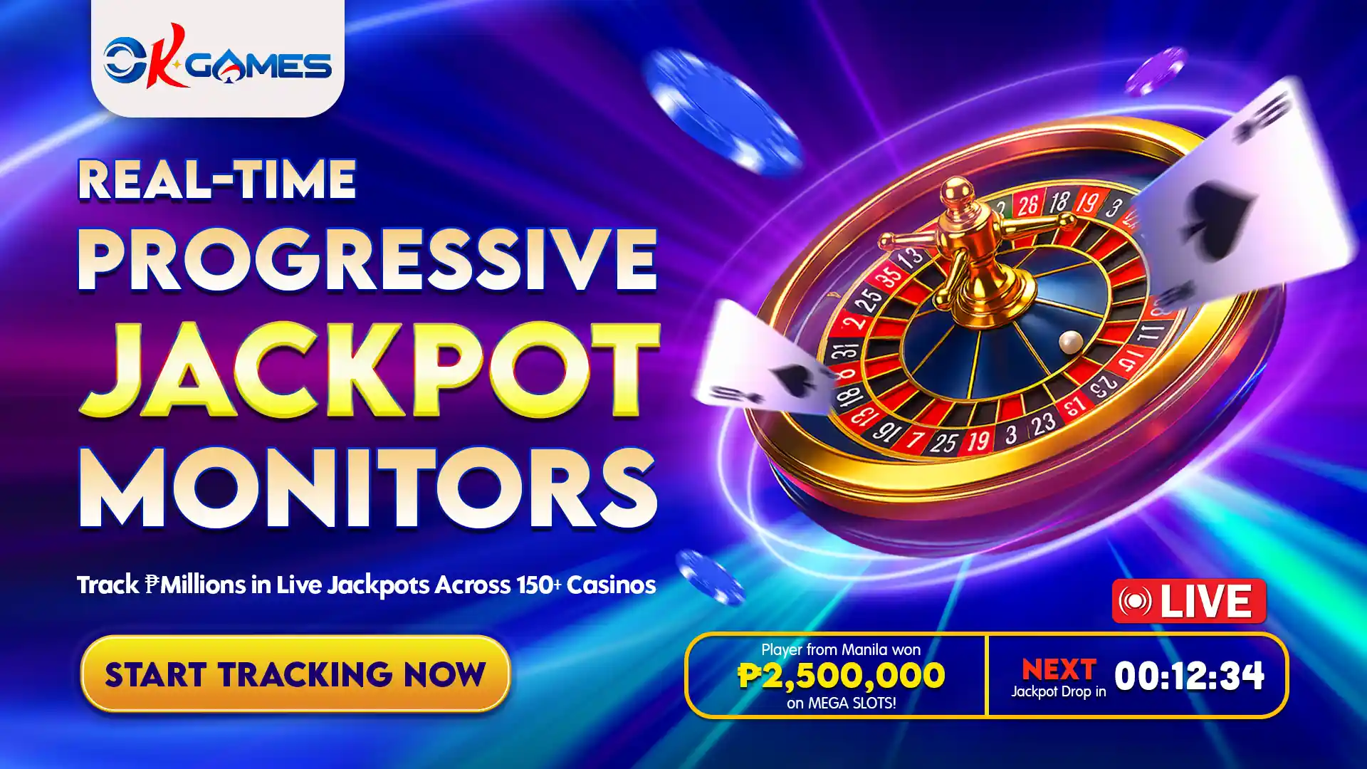progressive jackpot monitor
