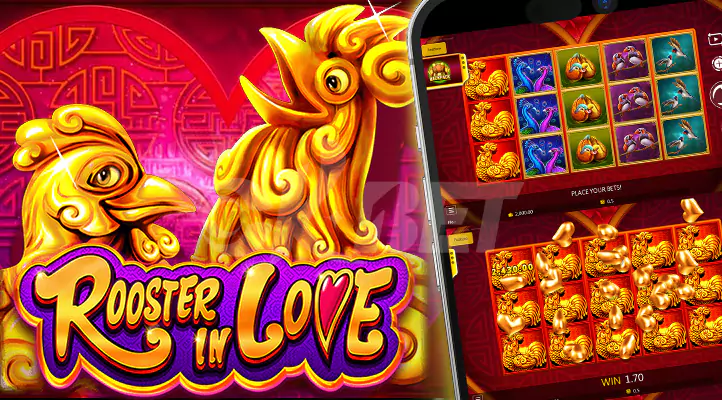 demo slot game of rooster in love