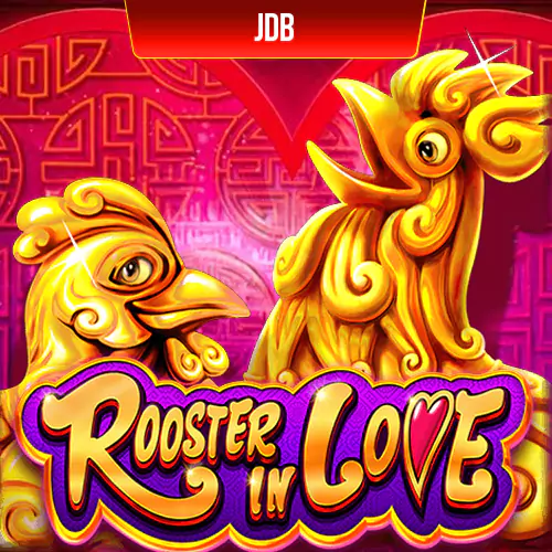 logo of rooster in love