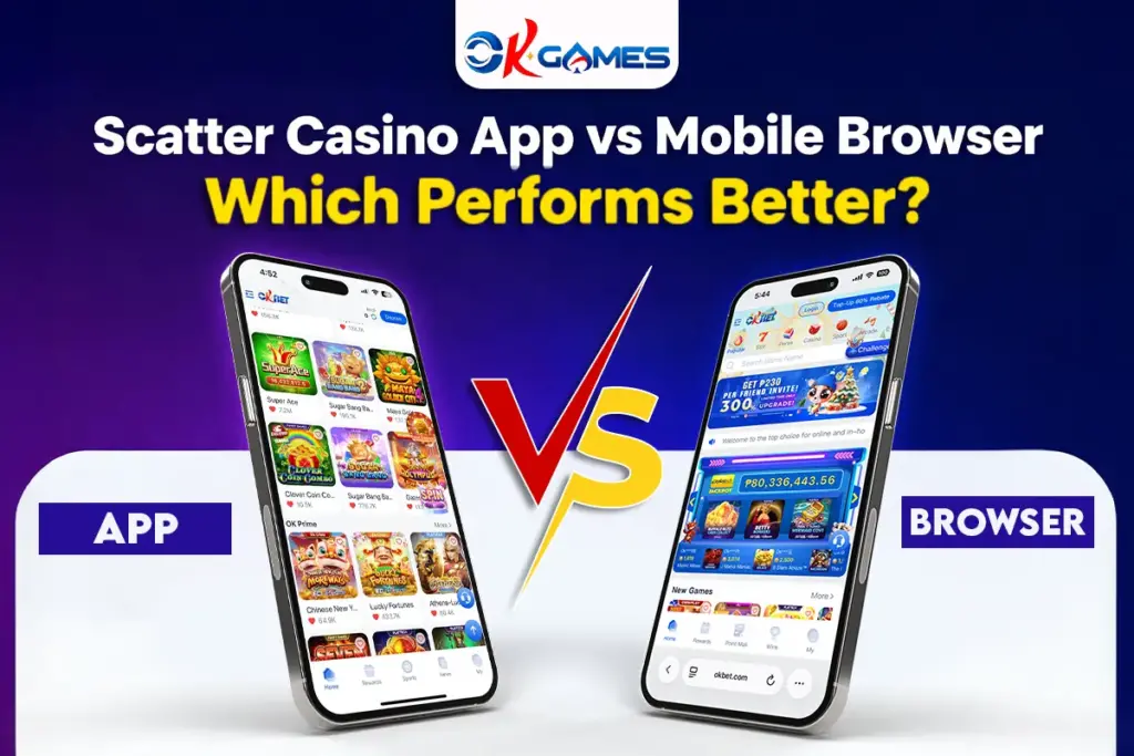 Scatter Casino App vs Mobile Browser