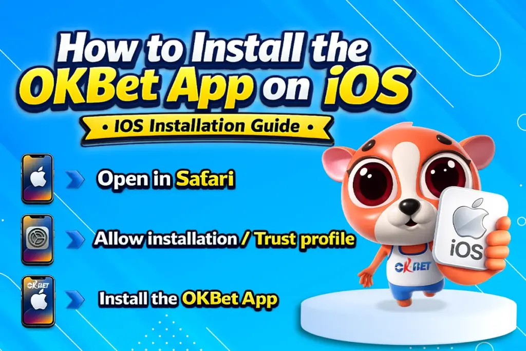 How to install OKBet App on iOS