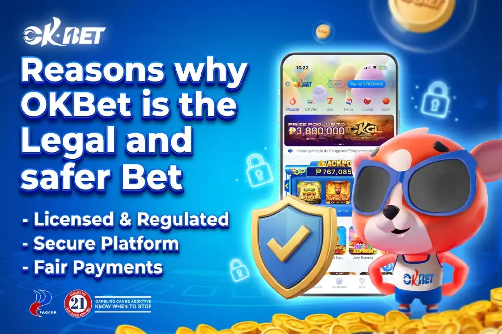 Reasons why OKBet is the Legal and safer Bet