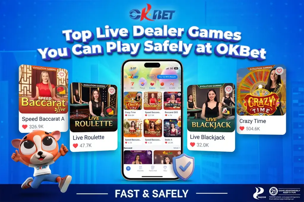 Top Live Dealer Games You Can Play Safely at OKBet