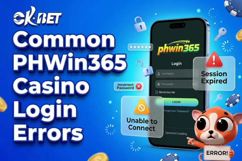 Common PHWin 365 Casino Login Errors