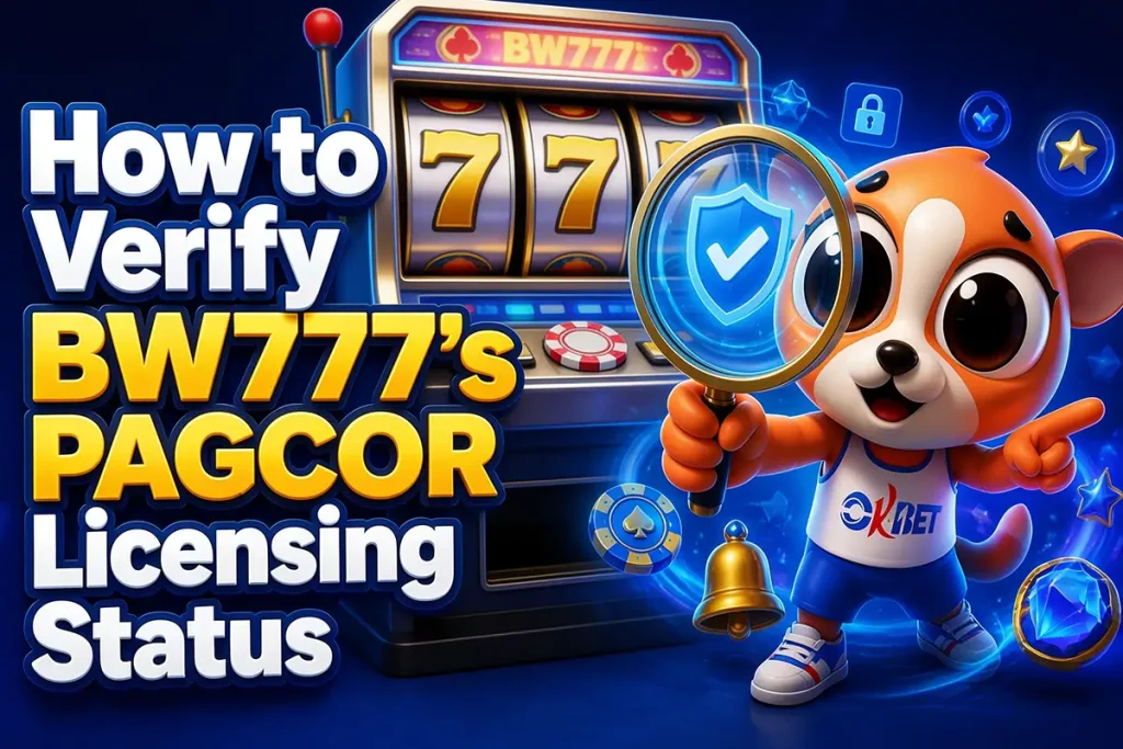 Verify BW777's PAGCOR Licensing Status