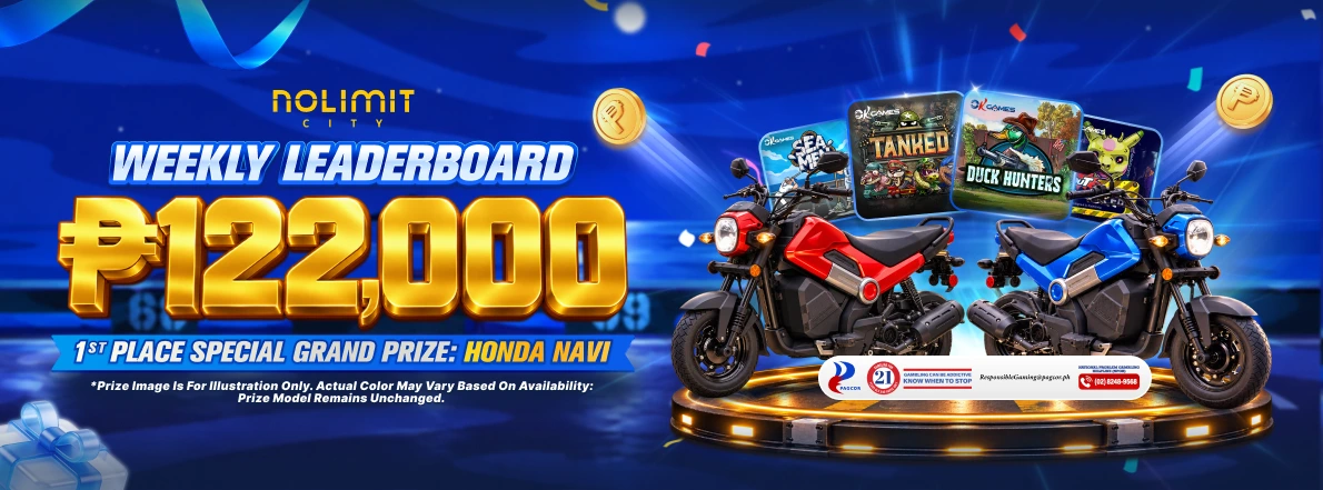 NoLimit City Weekly Leaderboard: Win Up to ₱122,000 + Honda Navi at OKGames